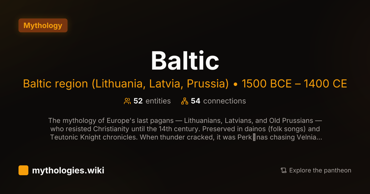 Baltic Sign Tree Baltic Mythology Family Tree | Gods & Legends