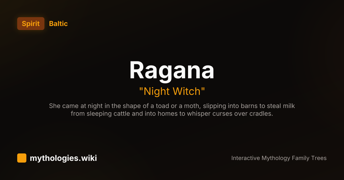 Ragana - Night Witch - Baltic | Mythologies.wiki