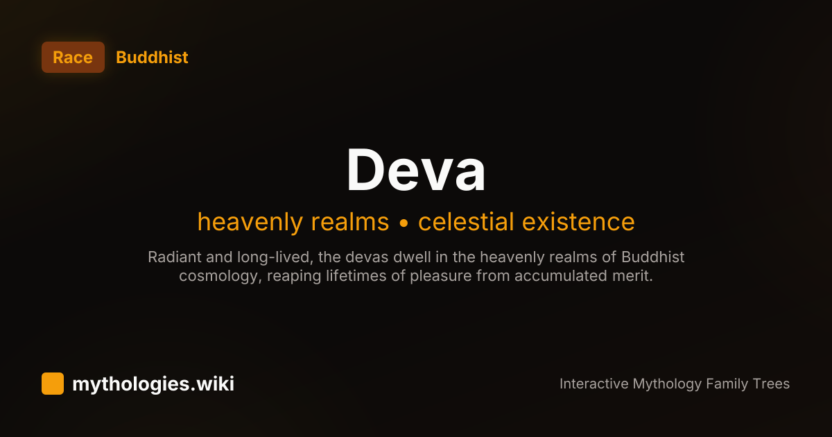 Deva - Buddhist Race | Mythologies.wiki