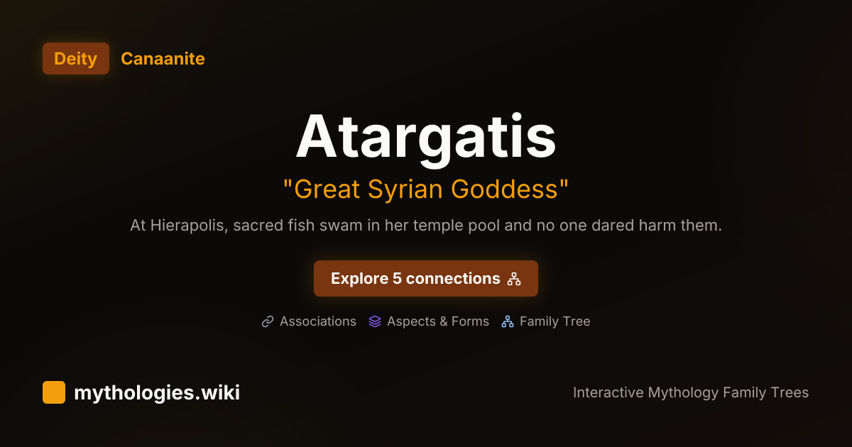 Atargatis - Great Syrian Goddess - Canaanite