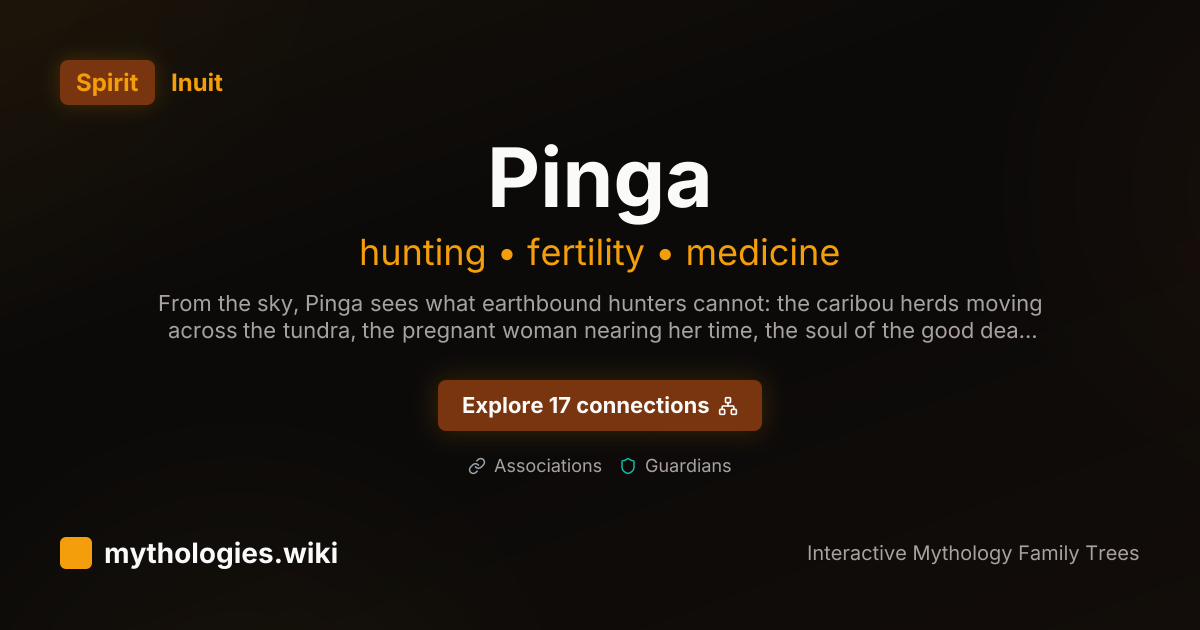 Pinga - Inuit Spirit of Hunting | Mythologies.wiki