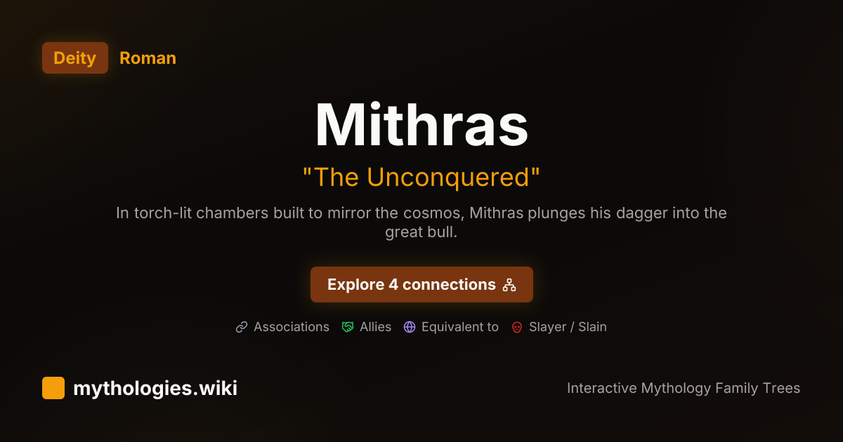 Minecraft Mithras Script Mithras - The Unconquered - Roman | Mythologies.wiki