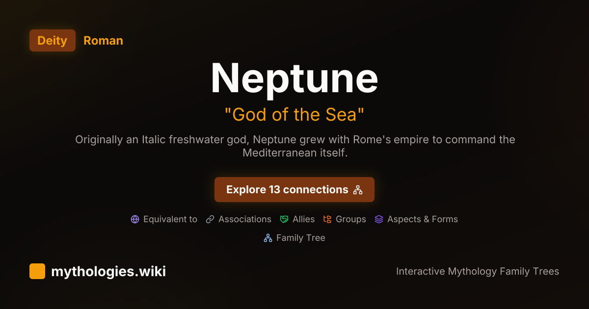 Neptune - God of the Sea - Roman | Mythologies.wiki