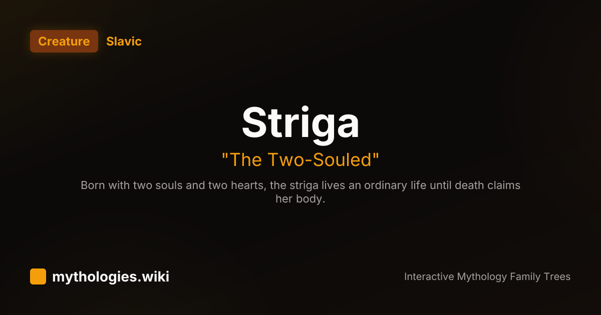 Striga - The Two-Souled - Slavic | Mythologies.wiki