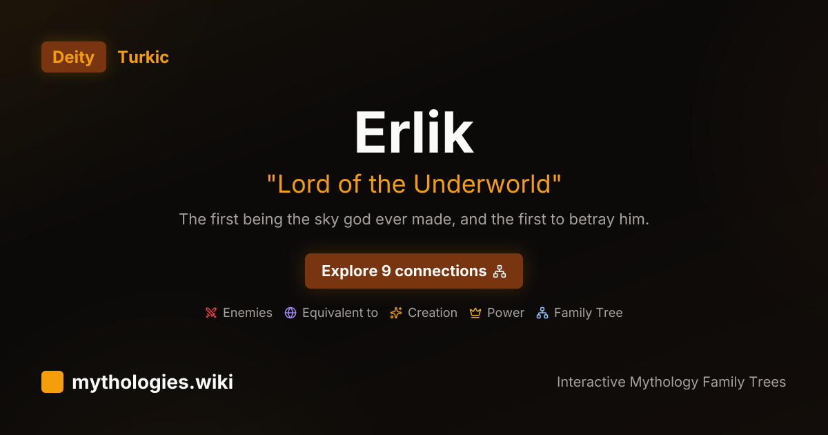 Erlik - Lord of the Underworld - Turkic | Mythologies.wiki